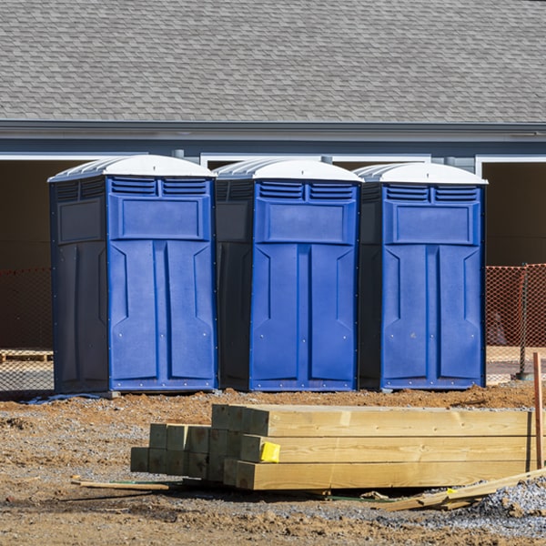 are there different sizes of portable toilets available for rent in Three Rivers OR